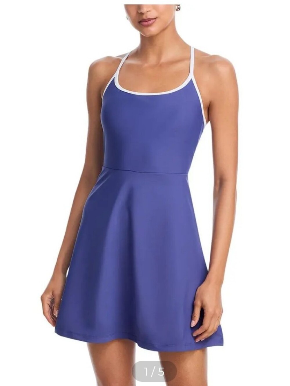 Aqua Athletic Bloomjngdales Pkeatdd Hem Active Dress With Built In Shorts